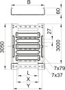 OBO Bettermann Vertr kabelgoot 60x200x3050mm MKSM 620 FT...