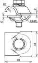 DEHN MV-Klemme St/tZn f. Rd 8-10/16 MVK81016SKM #392050...