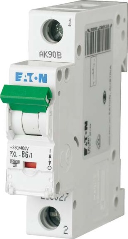 Eaton (Installation) LS-Schalter m.Beschrift. B 6A, 1p PXL-B6/1 NEU