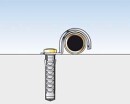 Fischer Niemiecki zacisk mocujacy metalowy BSM-16 NOWOSC