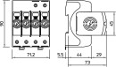 OBO Bettermann Vertr SurgeController V20 tripolar con NPE...