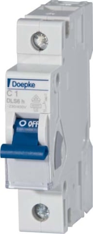 Doepke interruttore miniaturizzato DLS 6H C16-1 6KA NUOVO