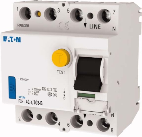 Eaton (installation) Interrupteur différentiel 40A,4p,30mA,type B PXF-40/4/003-B NOUVEAU