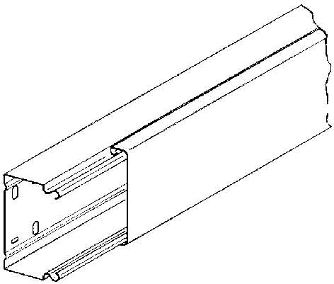 Niedax LS-Rechteckkanal Unterteil+Deckel LLK 60.100 E3 NEU