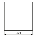 Jung Tastensatz, 4fach komplett LS 504 TSA WW NEU