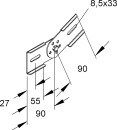 Conector de unión Niedax KGV 60 S NUEVO