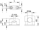 OBO Bettermann Vertr SOM clamp Iso,lgr 3080 LGR NEW