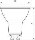 Signify Lampen LED-Reflektorlampe PAR16 GU10 927 DIM MAS...