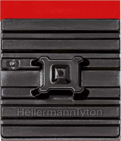 HellermannTyton Base adesiva flessibile 28x28 mm nero FMB4APT-I PA66HS BK NUOVO