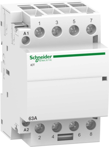 Schneider Electric Installatie Magneetschakelaar 4S 63A 220-240VAC A9C20864 NIEUW