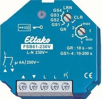 Eltako Actionneur radio Télérupteur de groupe FSB61NP-230V NOUVEAU