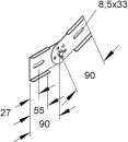 Conector de unión Niedax KGV 60 F NUEVO