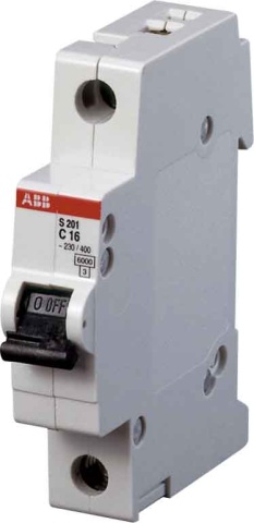 ABB Stotz S&J Circuit breaker 6kA 16A C 1p S201-C16 NEW