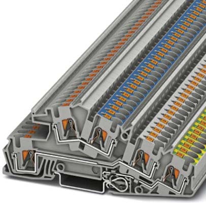 Phoenix Contact Inst. terminal de conductor de protección 0,2-6qmm PTI 4-PE/L/N NUEVO