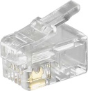 Wentronic RJ10 spina cavo piatto St,4pin 50249 NUOVO