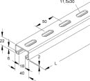 Niedax Ankerschiene 2986/2 FL NEU