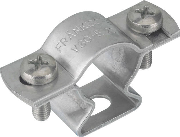 Fränkische stainless steel spacer clamp for VA plug-in ES VSG-E 25 NEW