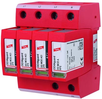 DEHN Descargador de sobretensiones 4 polos Uc 275V DG M TNS ACI 275 FM NUEVO