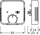 Inserto termostatico ambiente Busch-Jaeger 230V, 5A...