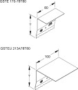 Connettore di testa Niedax GSTE 170-78T80 NUOVO