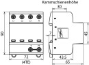 Descargador combinado de corriente de rayo y sobretensiones DEHN Sistemas TN-S DSH TNS 255 NUEVO