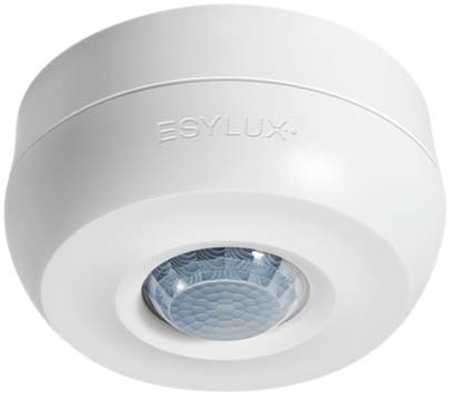 ESYLUX Detector de movimiento de techo 360deg RW aprox.8m AP MD 360i/8 BASIC SMB NUEVO