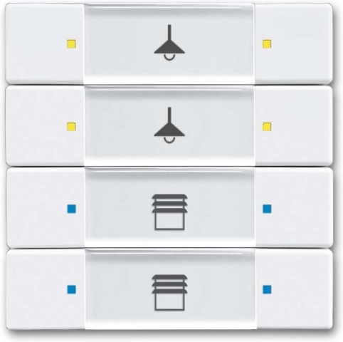 Busch-Jaeger Drukknopsensor 4/8-voudig multifunctioneel 6127/02-84 NIEUW