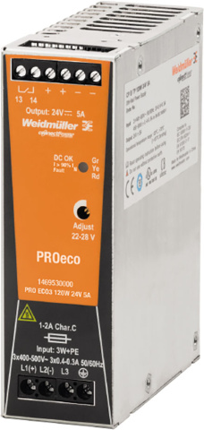 Weidmüller Alimentation à découpage PRO ECO3 120W 24V 5A NOUVEAU