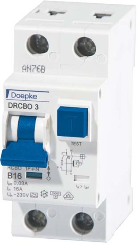 Doepke FI/LS combination/RCBO DRCBO3 B10/0,03/1N-A NEW