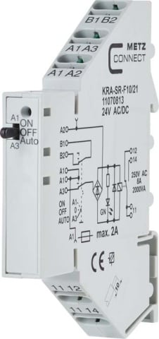 Metz Connect Module de couplage 24AC/DC KRA-SR-F10/21 1W NOUVEAU