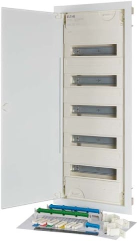 Eaton (Installatie) inbouw kleine verdeler 5-rijig, 60TE KLV-60UPP-F NIEUW