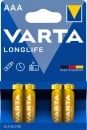 Varta Cons.Varta Longlife Micro 1,5/Al-Mn 4103 Blister 4...