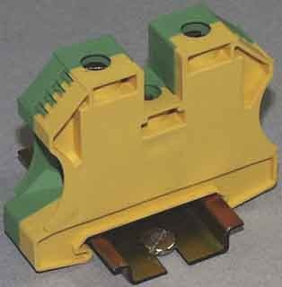 Weidmüller protective conductor terminal 66x16x51mm WPE 35N NEW