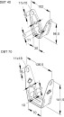 Soporte de techo Niedax DBT 40 NUEVO