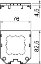 OBO Bettermann Vertr placa de cubierta para UT3 UT3 D1 NUEVO