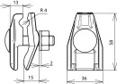 DEHN Terminal TG/tZn Fl 0,4-12 f.Rd 7-10 AK710FRM10X...