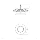 EVN Lichttechnik P-LED recessed ceiling luminaire 3000K 350mA round ws DL10502 NEW