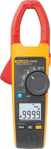 Fluke-stroomtang 1000A AC/DC met I-Flex FLUKE-376 FC NIEUW