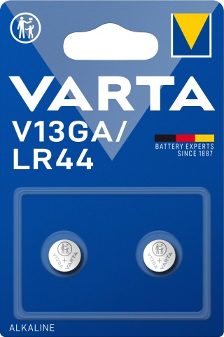 Varta Cons.Varta Batteria Elettronica 1,5V/138mAh/Al-Mn V 13 GA Bli.2 NUOVO