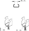 Niedax morsetto a U B 64 NUOVO