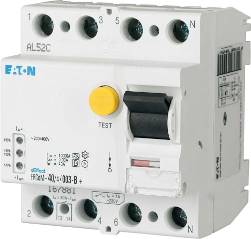 Eaton (Moeller) RCD 63A 4p 30mA FRCDM-63/4/003-G/B NUOVO