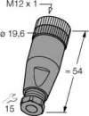 Connecteur Turck M12,femelle,4p,gera B8141-0 NOUVEAU