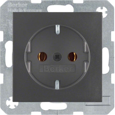 Berker Schuko plug-in dia. anth/matt 47431606 NUEVO