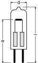 LEDVANCE lampada alogena pin-base 5W 12V G4 64405 S 5W...