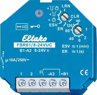 Acteur radio télérupteur Eltako. FSR61/8-24V UC NOUVEAU