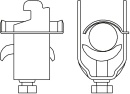 OBO Bettermann Vertr BBS clamp for shield connection...