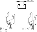 Pinza en U Niedax BU 34 NUEVO