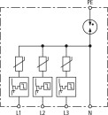 DEHN Descargador de sobretensiones tipo 2 DEHNguard DG TT...