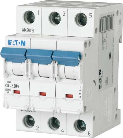 Eaton (Installation) LS-Schalter m.Beschrift. B 20A, 3p PXL-B20/3 NEU