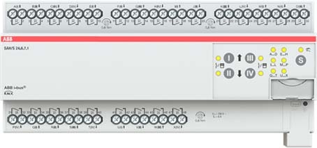 ABB Stotz S&J Interruttore/attuatore per serranda 24 canali 6A, REG SAH/S24.6.7.1 NUOVO